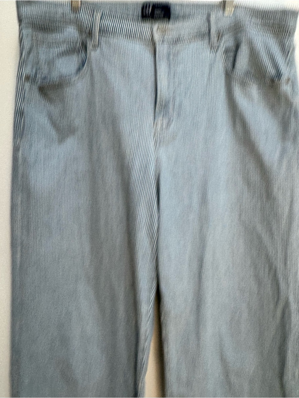 Gap Denim High Rise Wide Leg Crop Striped Jeans Women Size 18 34 Regular Preppy - Picture 3 of 11